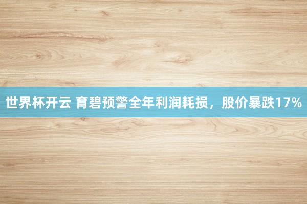 世界杯开云 育碧预警全年利润耗损,股价暴跌17%